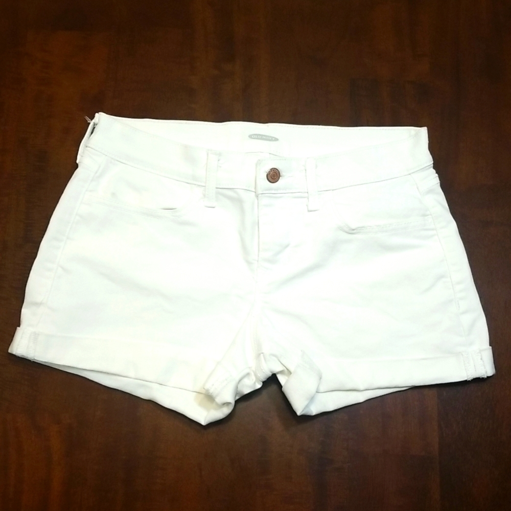 Old Navy white jean shorts